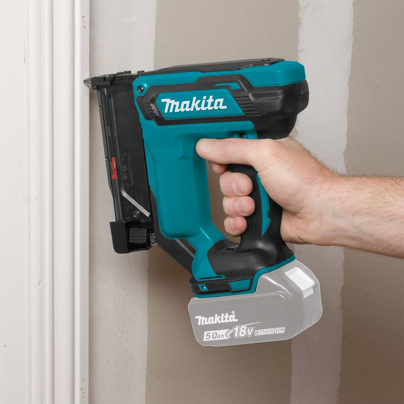 Máy bắn đinh chỉ không đầu Makita DPT353 dùng Pin 18V LXT, kích thước đinh 15-35mm, cở đinh 23Ga