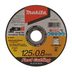 E-10877: Đặc tính Z60U: Chất liệu: Z ( Nhôm Oxit Zirconium ) - Cỡ hạt: 60 ( Hạt mịn vừa ) - Độ cứng: U ( Cứng )