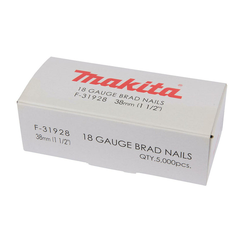Hộp 5000 đinh chỉ trơn Makita cở đinh 1.2mm (18Ga), chiều dài từ 15mm-50mm dùng cho các máy bắn đinh