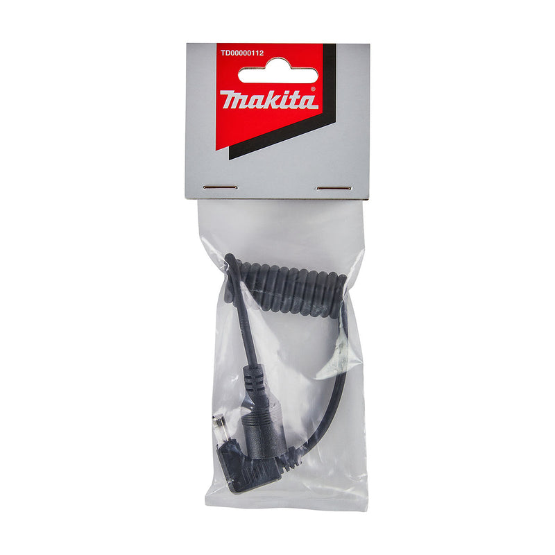 Dây cáp Makita TD00000112 dùng kết nối Pin với các loại áo khoác sưởi ấm