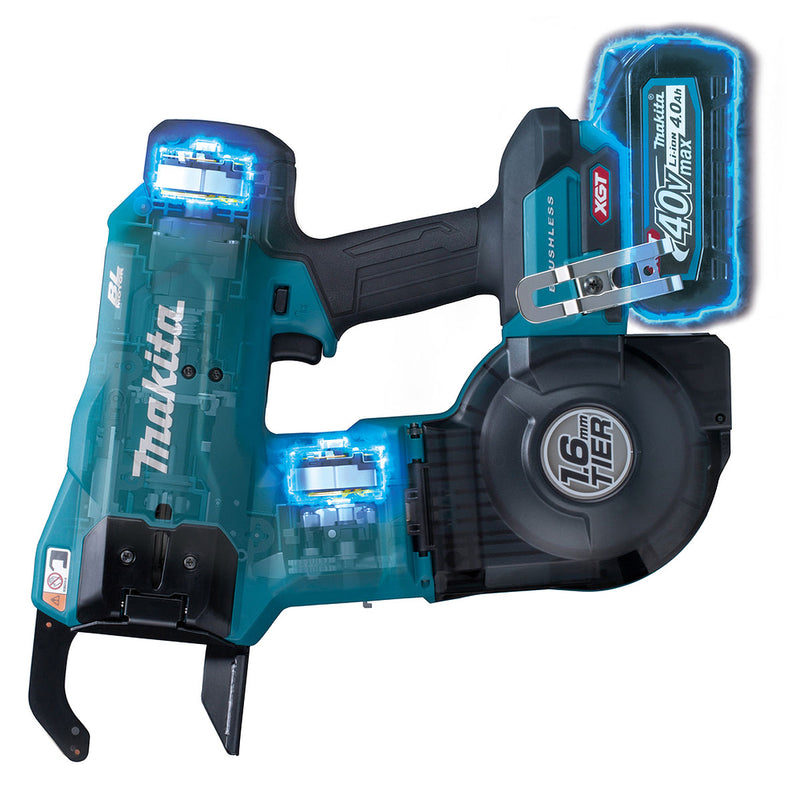 Máy buộc dây kẽm Makita TR001G dùng Pin 40Vmax XGT