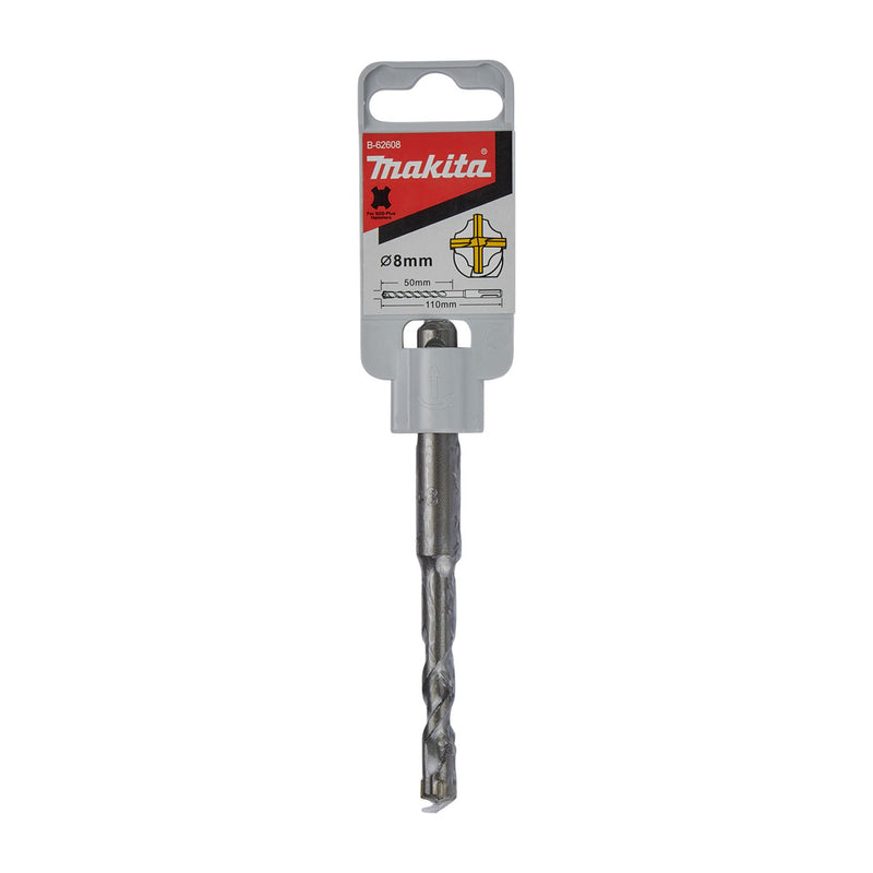 Mũi khoan bê tông TCT 4 cạnh đuôi gài SDS-Plus Makita, đường kính mũi từ 5mm-25mm ( Cấp 3 sao )