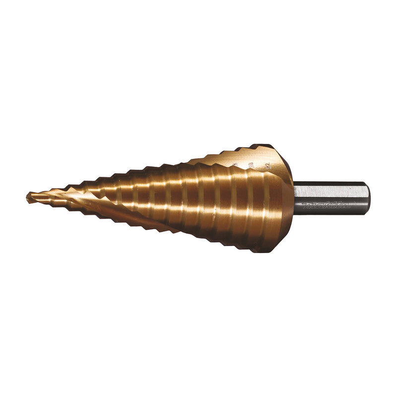 Mũi khoan tháp rãnh xoắn ốc Makita D-40191 đuôi trơn, bề mặt phủ Ti-tan đường kính từ 4mm-32mm
