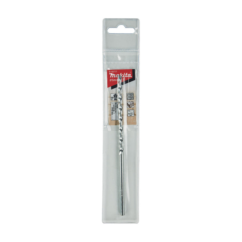 Mũi khoan bê tông TCT đuôi trơn Makita đường kính từ 3mm-12mm, bề mặt mạ bóng ( Cấp 2 sao )