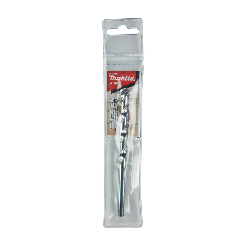 Mũi khoan bê tông TCT đuôi trơn Makita đường kính từ 3mm-12mm, bề mặt mạ bóng ( Cấp 2 sao )