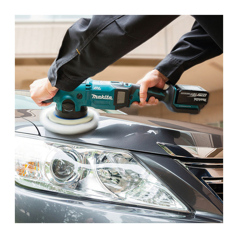 Máy đánh bóng Makita DPO600 kích thước đế 150mm, dùng pin 18V LXT