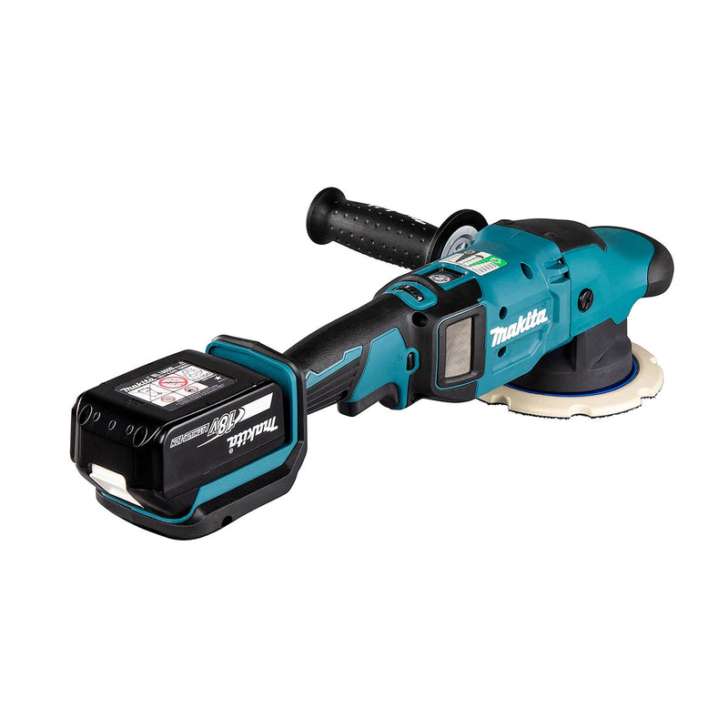Máy đánh bóng Makita DPO600 kích thước đế 150mm, dùng pin 18V LXT
