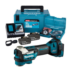 DTM52RTJX1: Thân máy + Sạc nhanh DC18RC + 2 pin 5.0Ah(BL1850B) + thùng Makpac số 3 (821551-8)