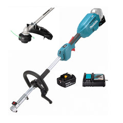 DUX18RGX4: Thân máy + Sạc nhanh (DC18RC) + 1 Pin 6.0Ah (BL1860B) + phụ kiện cắt cỏ EM408MP (191N34-9)