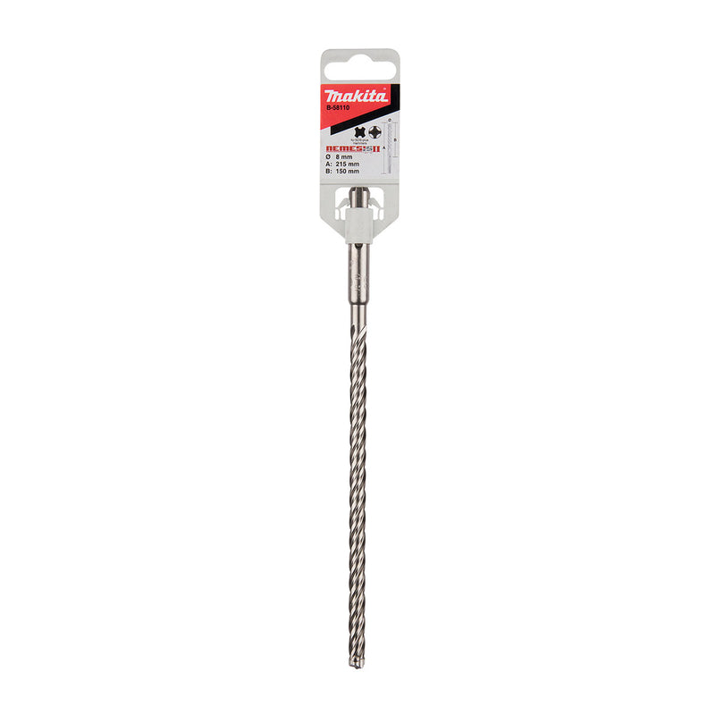 Mũi khoan bê tông TCT Nemesis II Makita đuôi gài SDS-Plus đường kính mũi từ 5mm-8mm ( Cấp 5 sao )