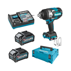 TW001GM201: Thân máy + Sạc nhanh(DC40RA), 2 pin 4.0Ah(BL4040) + Thùng Makpac số 3(821551-8)
