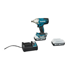 TW202D001: Thân máy + 2 pin 2.0Ah (BL1820G) + sạc tiết kiệm (DC18WB) + Hộp đựng đồ (821909-1)