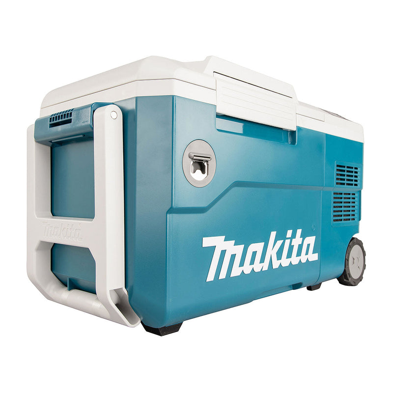 Thùng làm lạnh và giử ấm Makita CW001G dùng được với pin 40Vmax XGT, 18V LXT hoặc dùng điện 220V/AC dung tích 20 Lít
