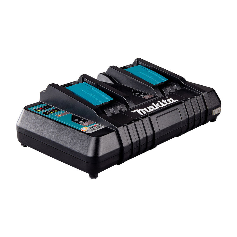 Đế sạc nhanh 2 cổng Makita DC18RD dùng cho Pin 18V LXT và Pin 14.4V mã số 630D94-1 ( Đế sạc nhập theo combo )