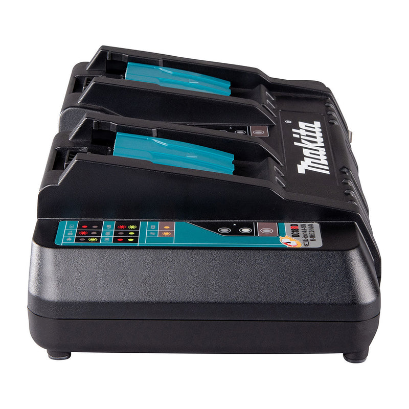 Đế sạc nhanh 2 cổng Makita DC18RD dùng cho Pin 18V LXT và Pin 14.4V mã số 630D94-1 ( Đế sạc nhập theo combo )