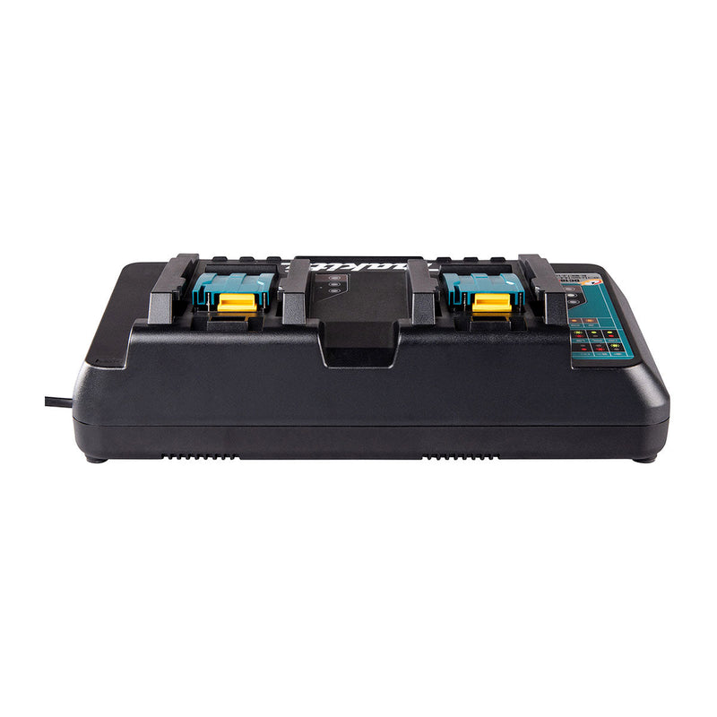 Đế sạc nhanh 2 cổng Makita DC18RD dùng cho Pin 18V LXT và Pin 14.4V mã số 630D94-1 ( Đế sạc nhập theo combo )