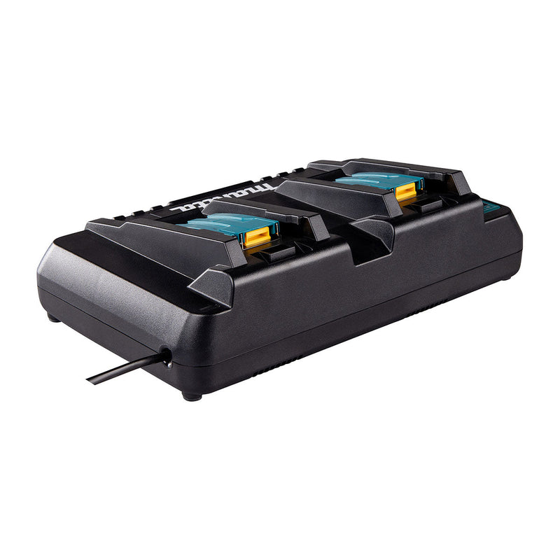 Đế sạc nhanh 2 cổng Makita DC18RD dùng cho Pin 18V LXT và Pin 14.4V mã số 630D94-1 ( Đế sạc nhập theo combo )