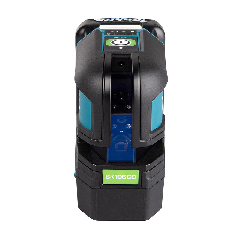 Máy cần mực Laser 2 tia Makita SK106 dùng Pin 12Vmax CXT, phạm vi đo 25m