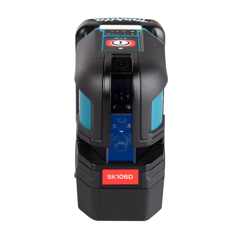 Máy cần mực Laser 2 tia Makita SK106 dùng Pin 12Vmax CXT, phạm vi đo 25m
