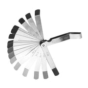 Bộ thước lá đầu cong SATA 09402, 16 chi tiết, dải đo 0.05-1mm, thép 65Mn