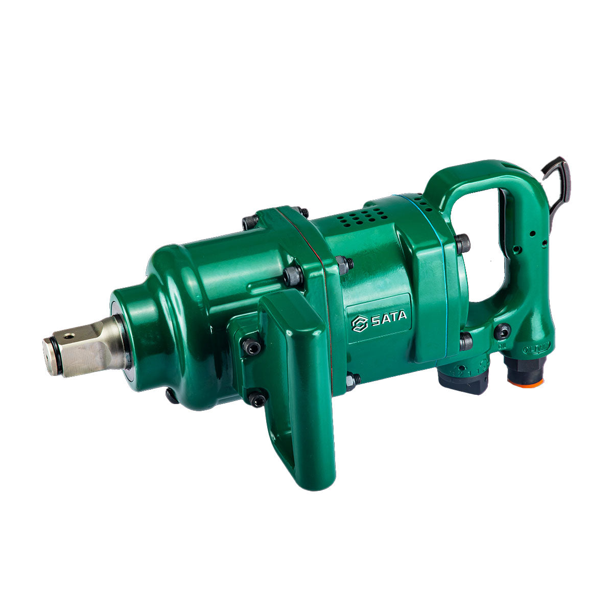 Máy siết bu lông khí nén SATA 01132S cốt 1 inch ngắn, lực siết 2900Nm, cho xe tải, xe công trình.