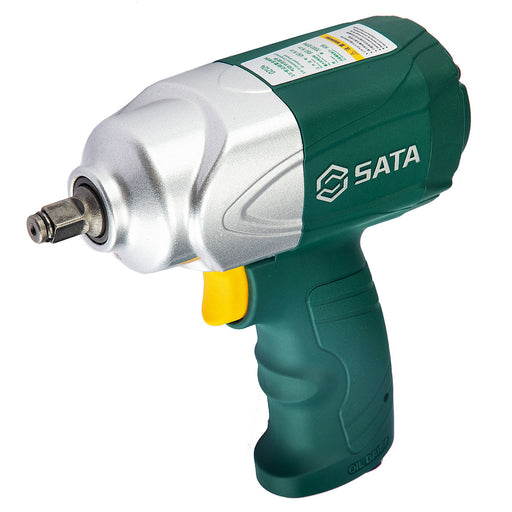 Súng siết bu lông khí nén SATA 02124 thân composite cốt 3/8 inch, 650Nm, Twin Hammer
