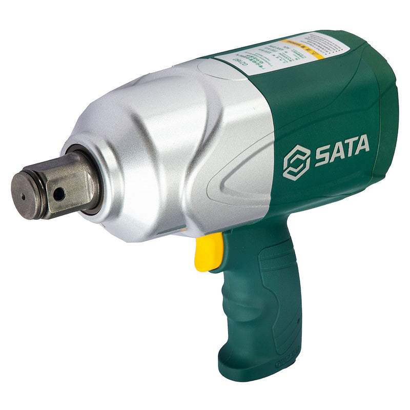 Súng siết bu lông khí nén SATA 02160 cốt 1 inch thân Composite lực siết 1700Nm, cơ chế Twin Hammer