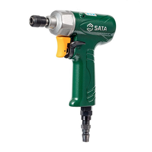 Súng vặn vít khí nén SATA 02311A đuôi lục giác 6.35mm, 68Nm, 11000 RPM, Twin Hammer, màu xanh lá cây
