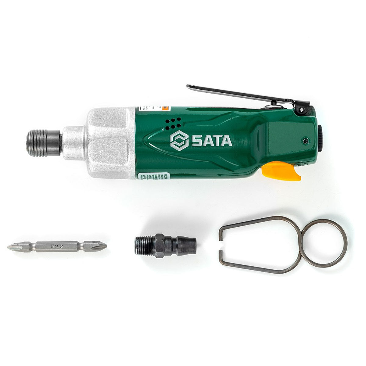 Máy vặn vít thẳng SATA 02315A dùng khí nén, đuôi lục giác 6.35mm (1/4 inch)