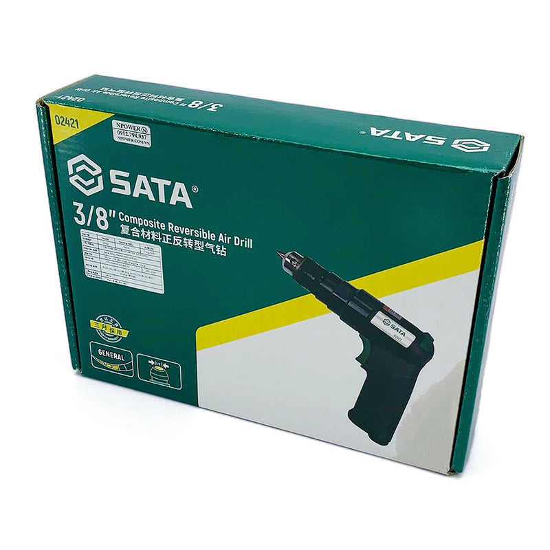 Máy khoan gỗ thép, dùng khí nén SATA 02421 đầu kẹp 10mm