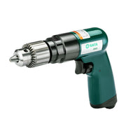 Máy khoan khí nén SATA 02422 đầu kẹp 10mm, 1800 vòng/phút, màu xanh lá, chuyên dụng cho cơ khí.