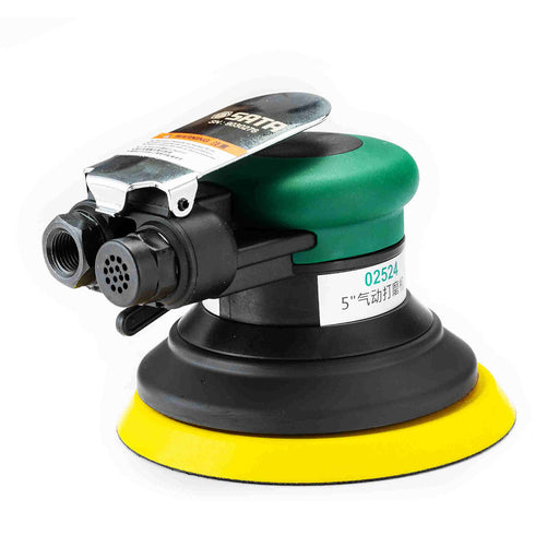 Máy chà nhám quỹ đạo tròn SATA 02524 5 inch, dùng khí nén, 11000 VPM, độ rung thấp, thân composite.