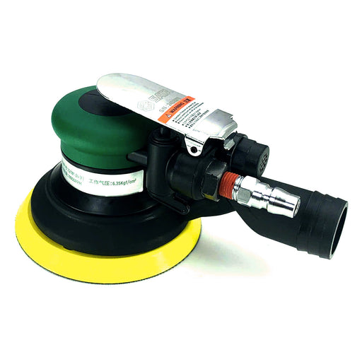 Máy chà nhám quỹ đạo khí nén SATA 02525 125mm hút bụi trung tâm, thiết kế nhẹ, độ rung thấp, hiệu quả làm việc cao.