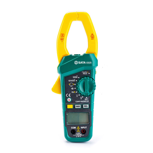Ampe kìm kỹ thuật số SATA 03025 hàm kẹp rộng đo dòng điện AC 1000A, đa năng.