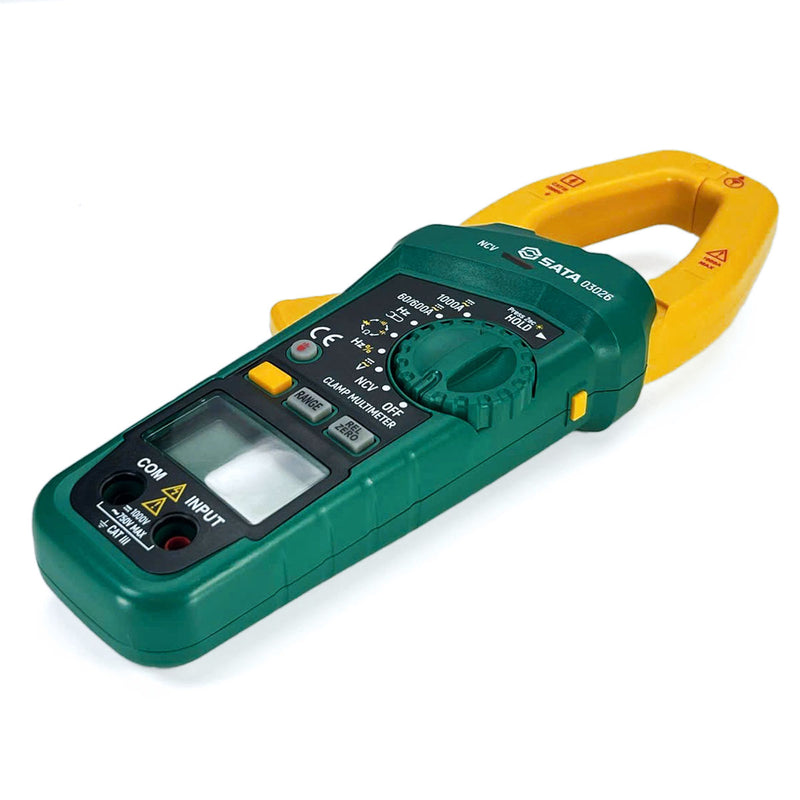 Đồng hồ ample kìm kỹ thuật số SATA 03026 đo AC/DC 1000A
