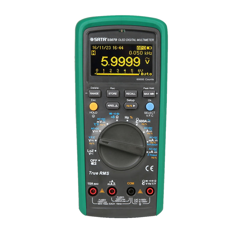 Đồng hồ vạn năng kỹ thuật số True RMS SATA