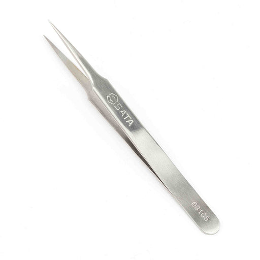 Nhíp gắp linh kiện điện tử SATA 03105 mũi nhọn Inox chống ăn mòn, không nhiễm từ, dài 115mm.