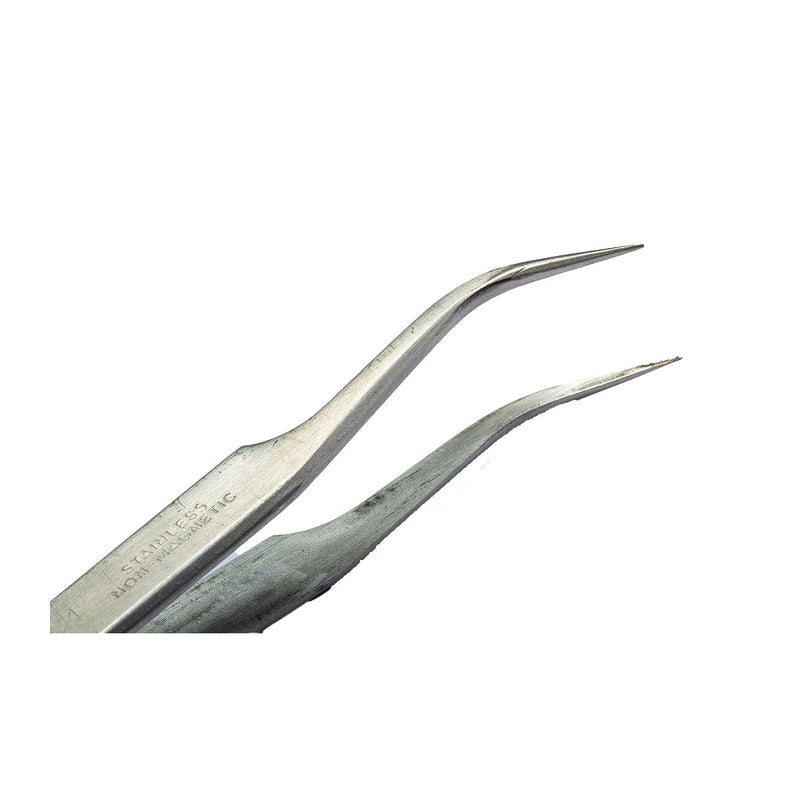 Nhíp gắp linh kiện điện tử, mũi nhọn cong SATA 03106