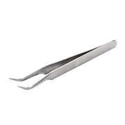 Nhíp gắp linh kiện điện tử mũi nhọn cong SATA 03106 thép không gỉ 125mm chống ăn mòn không nhiễm từ thao tác chính xác