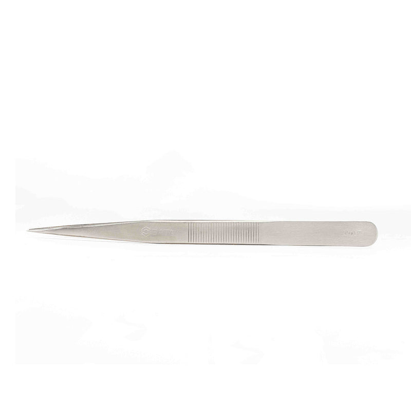 Nhíp gắp linh kiện điện tử SATA 03151 mũi nhọn răng cưa inox chống ăn mòn