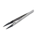 Nhíp gắp linh kiện điện tử SATA 03161 chống tĩnh điện, mũi nhọn mịn, Inox, 130mm.