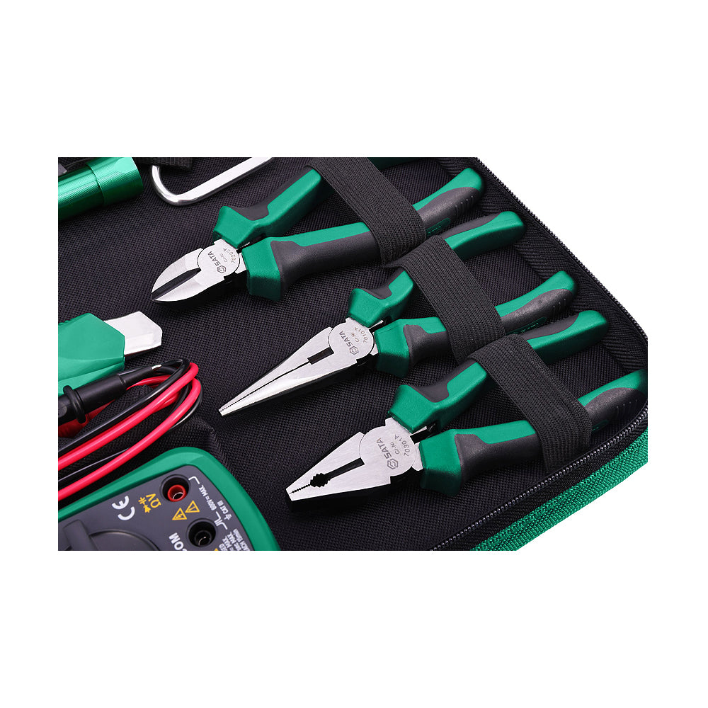 Bộ dụng cụ kết hợp, chuyên sửa điện 21 chi tiết SATA 03790