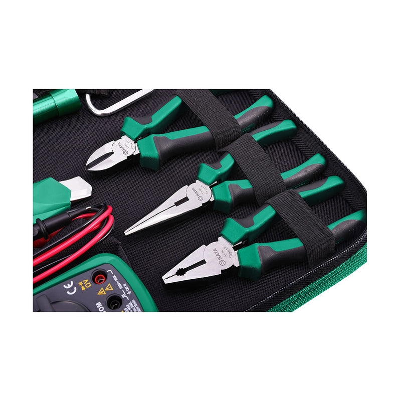 Bộ dụng cụ kết hợp, chuyên sửa điện 21 chi tiết SATA 03790