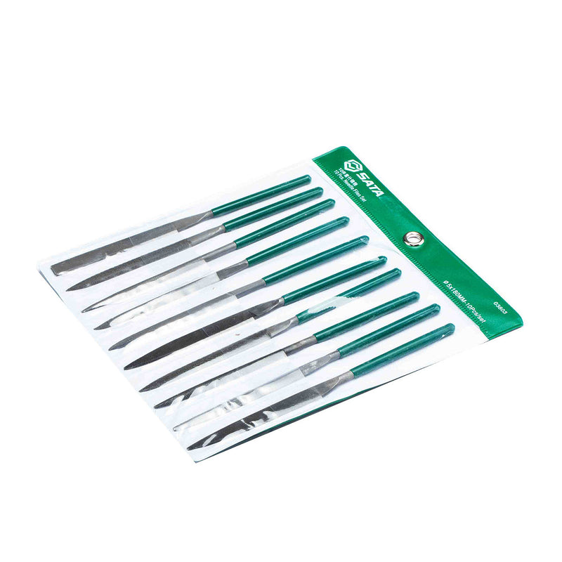 Bộ dũa kim loại 10 chi tiết SATA 03803 kích thước 5mm x 180mm