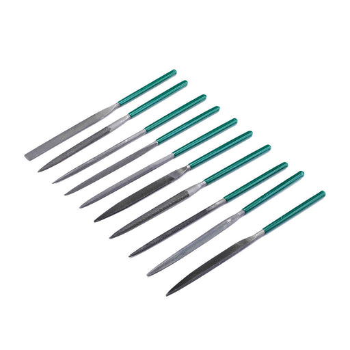 Bộ dũa kim loại 10 chi tiết SATA 03803 5mm x 180mm | Dụng cụ gia công tinh, sửa ba via