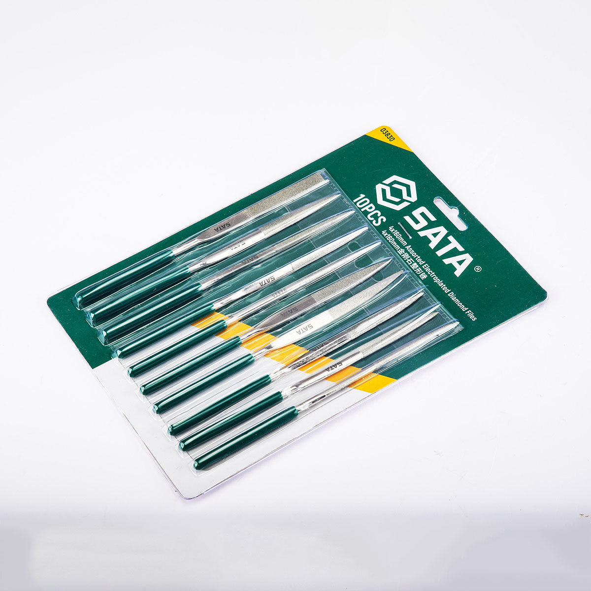 Bộ dũa kim cương 10 chi tiết SATA 03830 kích thước 4mm x 160mm