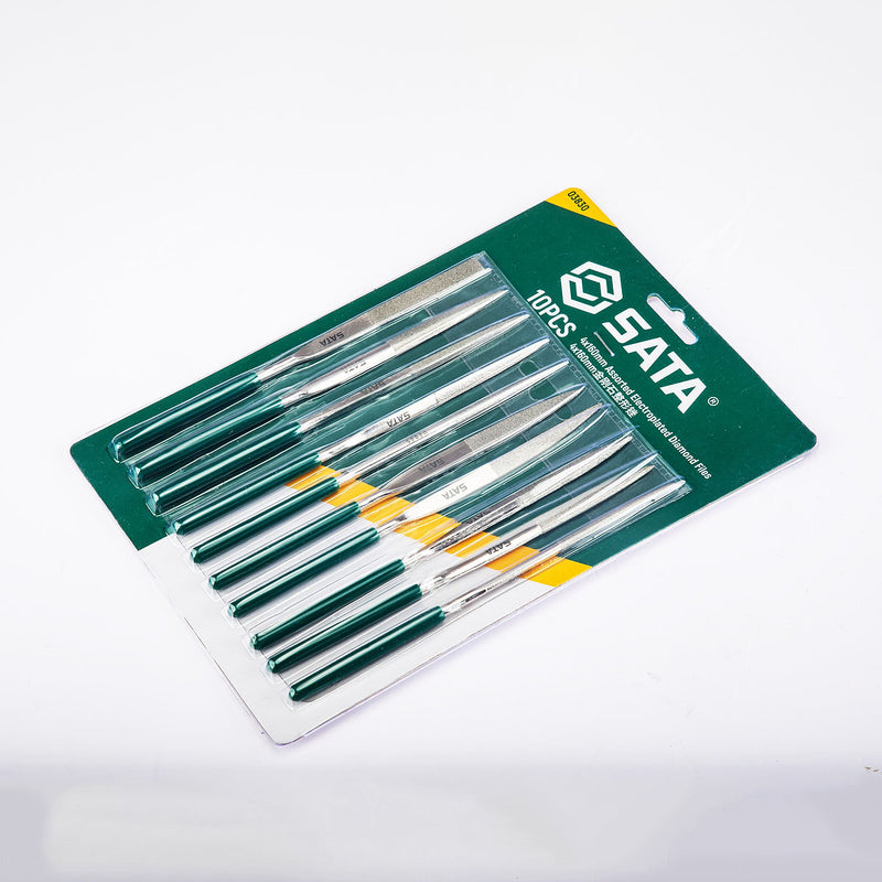 Bộ dũa kim cương 10 chi tiết SATA 03830 kích thước 4mm x 160mm