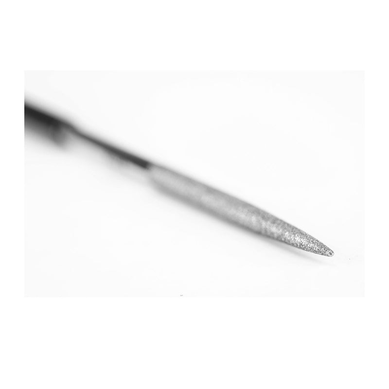 Dũa kim cương tròn, đầu nhọn SATA 03855 kích thước 5mm x 180mm