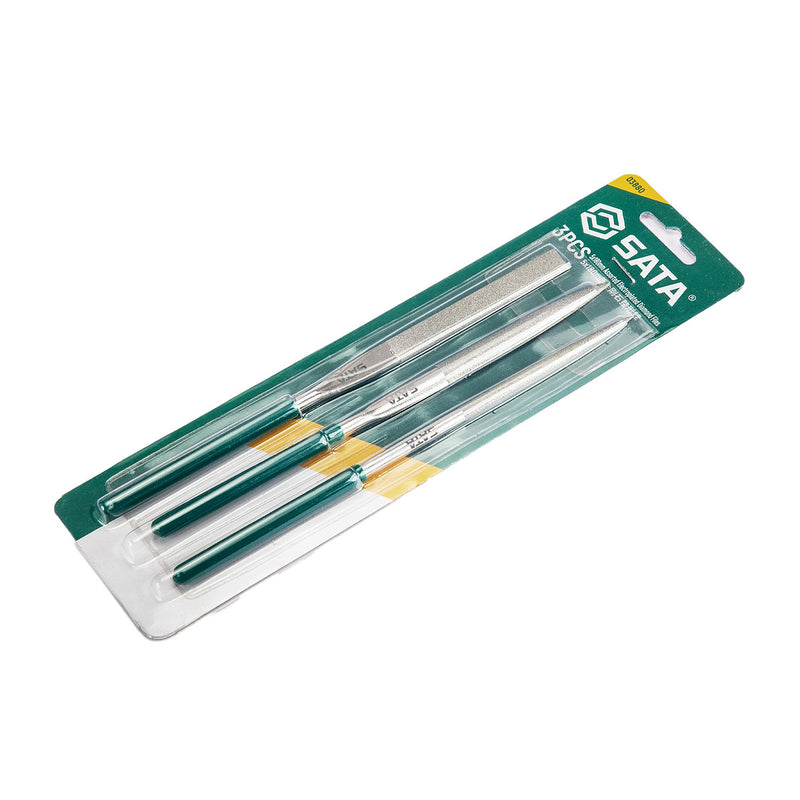 Bộ dũa kim cương 3 chi tiết SATA 03880 kích thước 5mm x 180mm