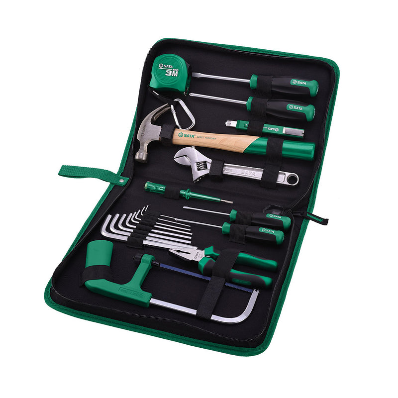 Bộ dụng cụ sửa chữa cơ bản 19 chi tiết SATA 04110